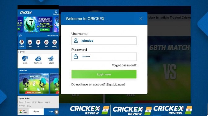 crickex login india