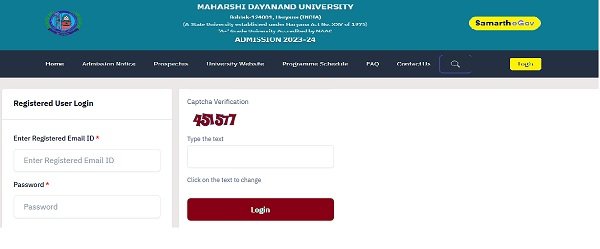 mdu student login