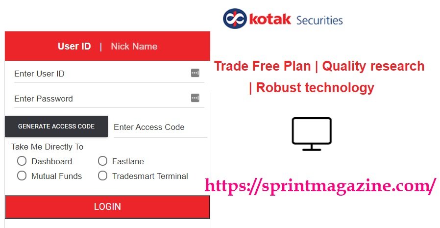 Kotak Stock Trader Login