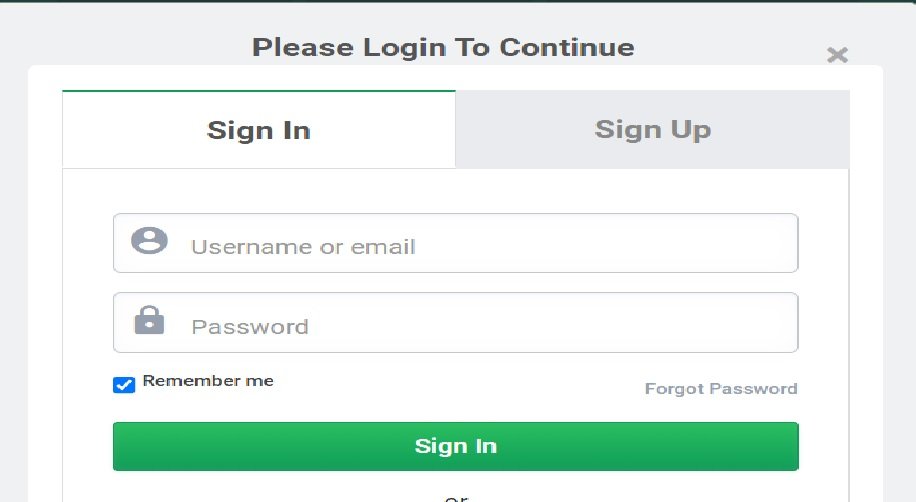 Please Login